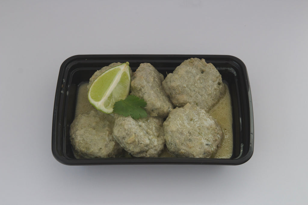Thai Coconut Green Meatballs
